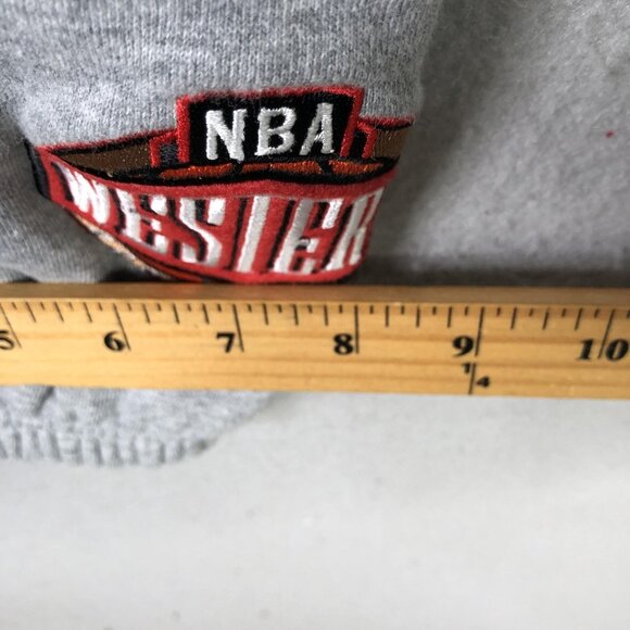 San Antonio Spurs Sweatpants Mens XL Gray NBA Basketball Mitchell & Ness 50th - Picture 6 of 16